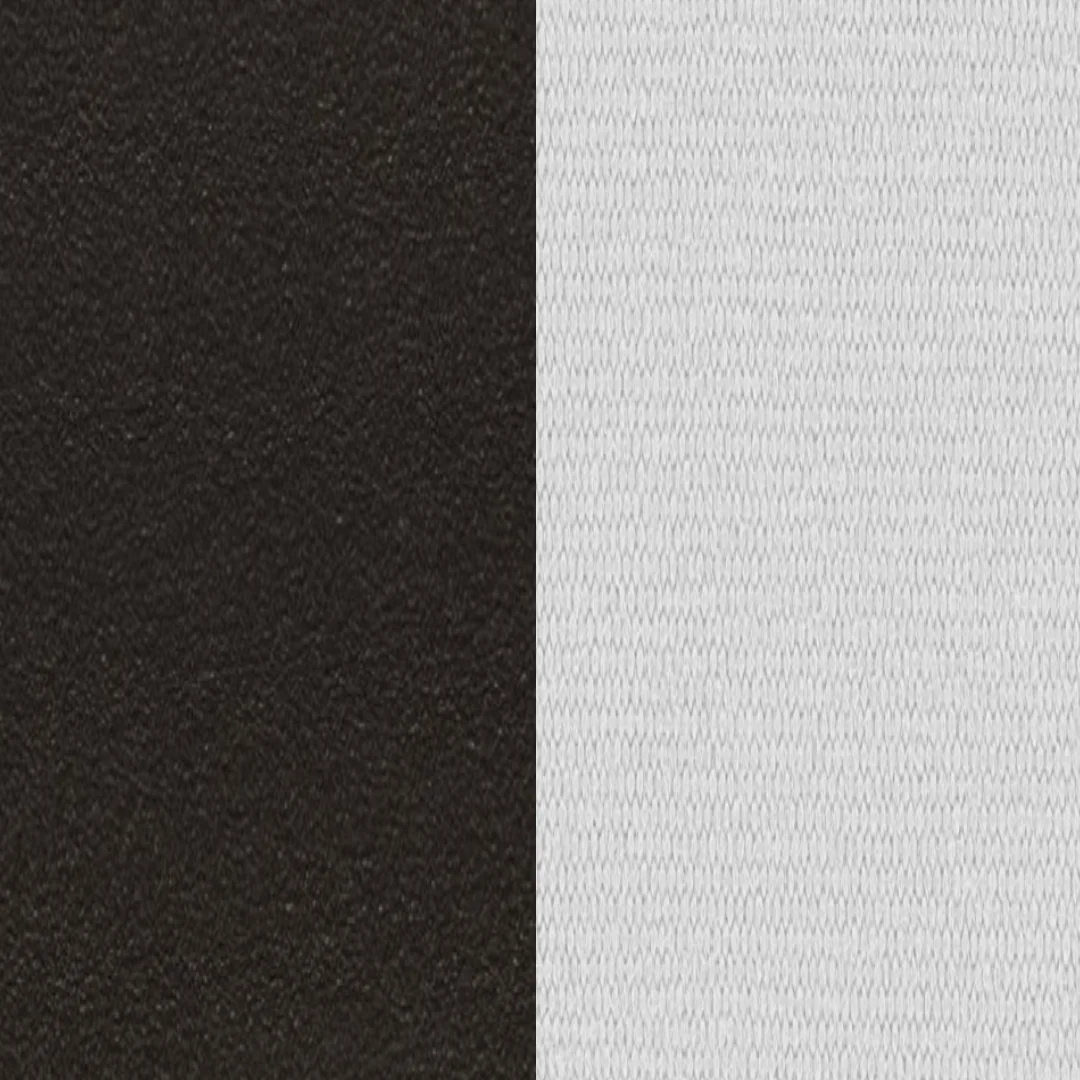 Aluminium beschichtet Anthracite / Textile Weiß