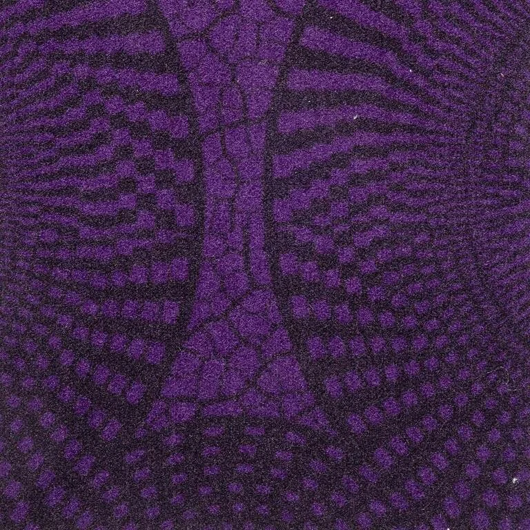 Purple | Velvety Fabric Tribal