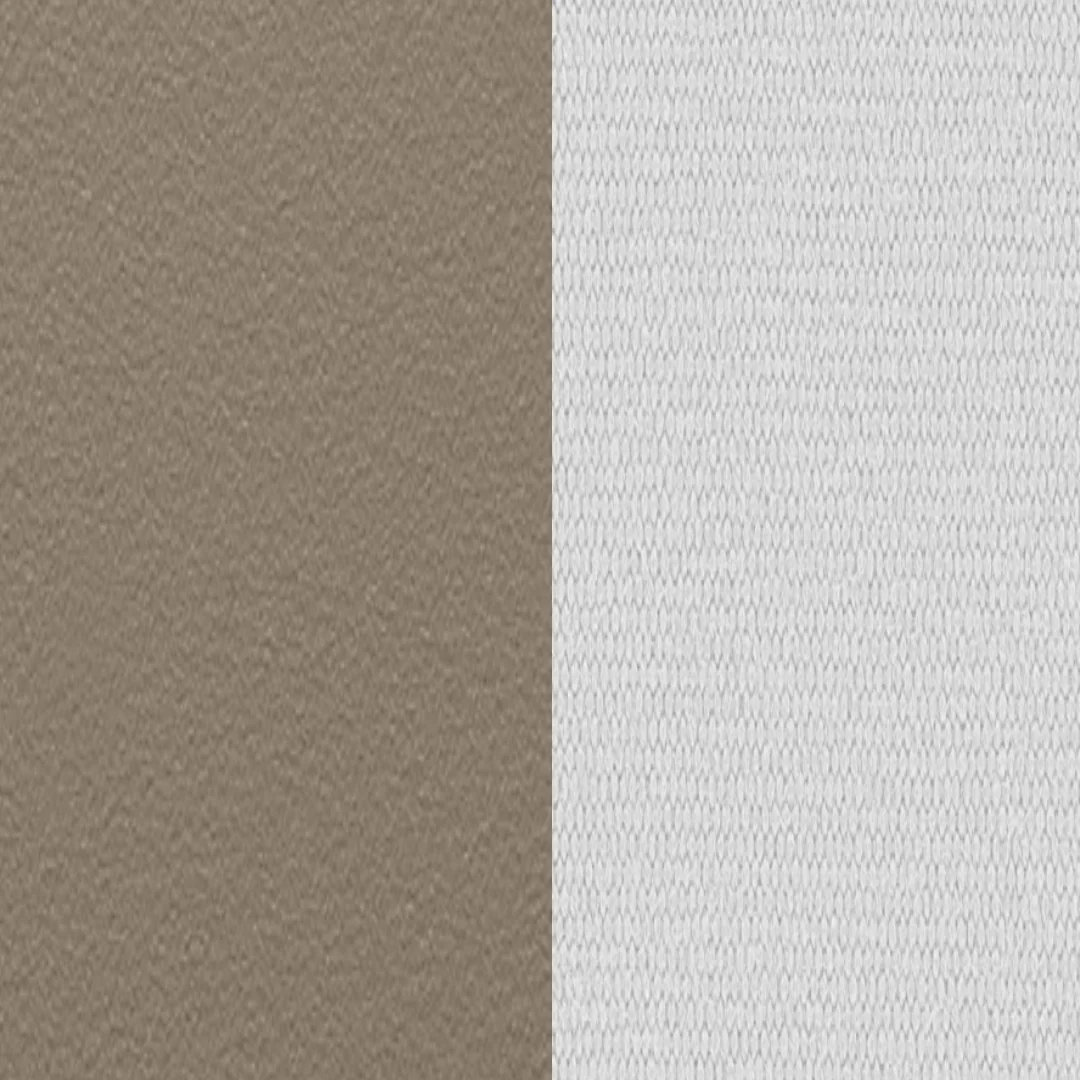 Aluminium beschichtet Sand  / Textile Weiß