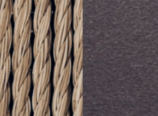 Aluminium Bronze & Faser Capuccino