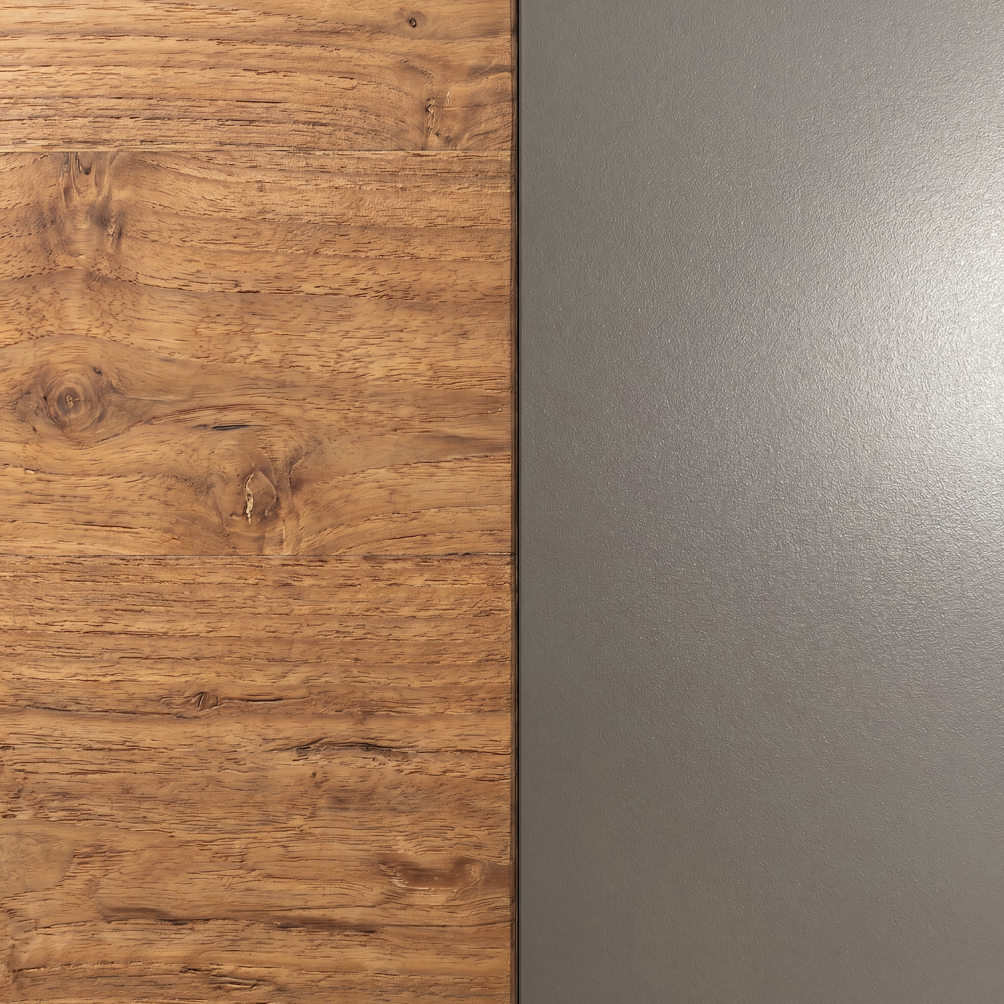 Aluminium beschichtet Sand /Teak