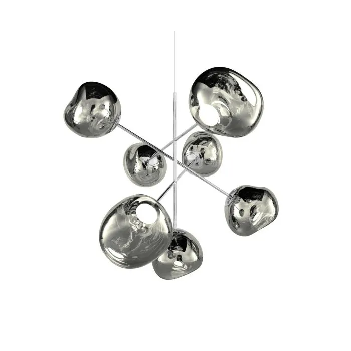 Tom Dixon Melt Kronleuchter Chrome Gross