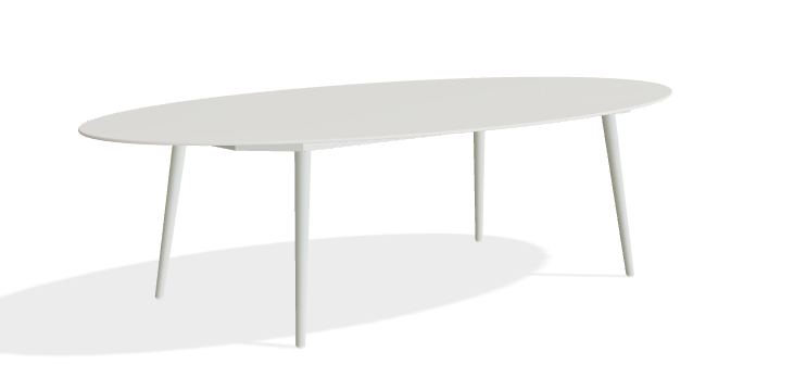 Royal Botania Styletto Ellipse Loungetisch 250 x 130 cm || Lager