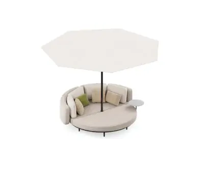 Royal Botania Lounge Organix • Set 06 • avec parasol