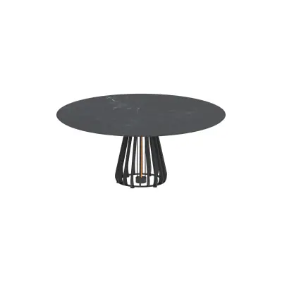 Royal Botania Furniz table de jardin • Ø 160 cm • avec élément chauffant