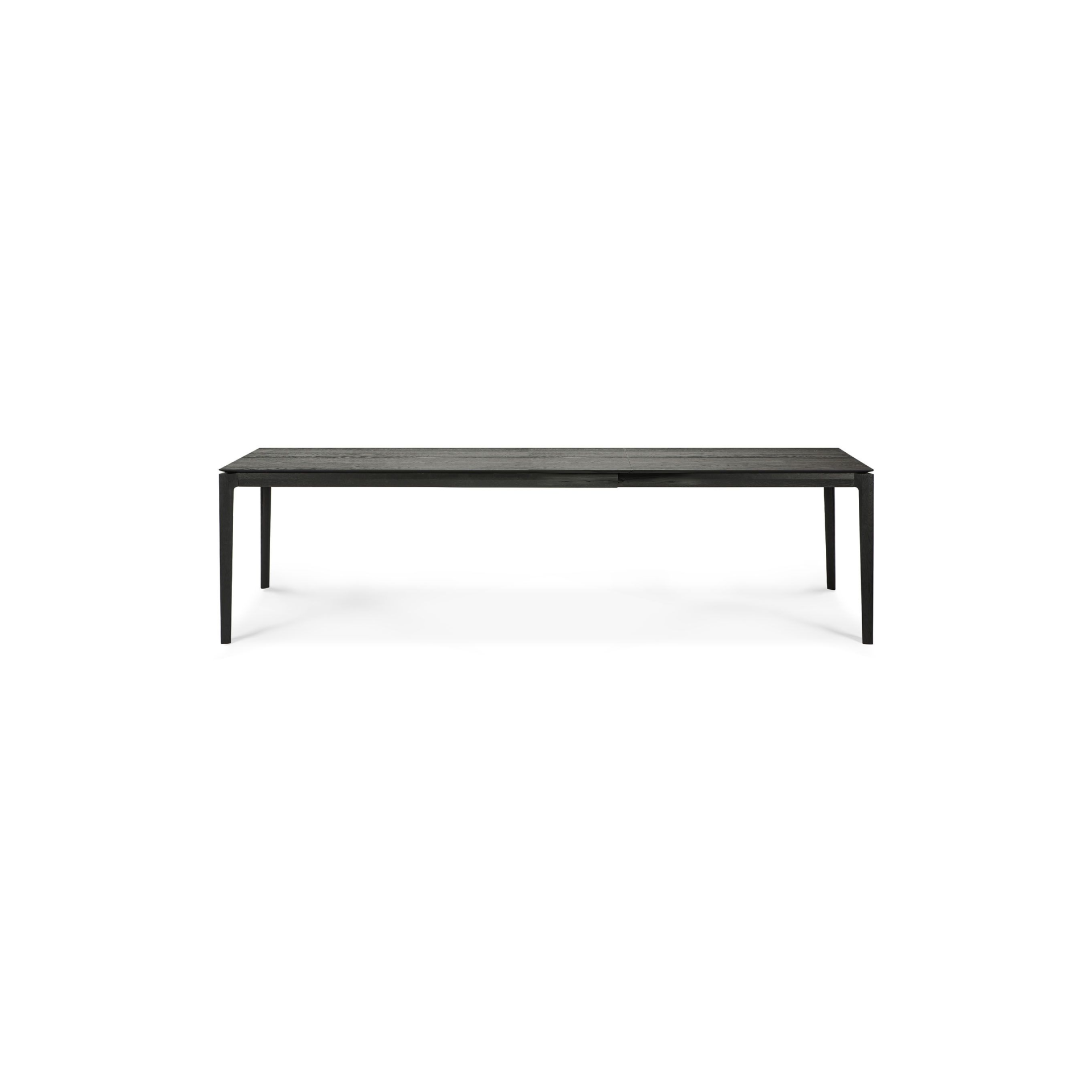 Ethnicraft BOK Ausziehbarer Esstisch | Eiche - 160-240 x 90 x 76 cm | 15% Outletrabatt | Schwarz