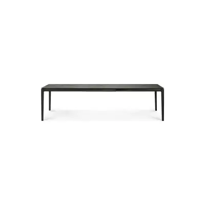 Ethnicraft BOK Ausziehbarer Esstisch | Eiche - 160-240 x 90 x 76 cm | 15% Outletrabatt | Schwarz