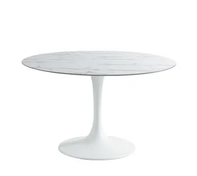 Sifas Korol table de jardin Ø 120 cm avec plateau en verre