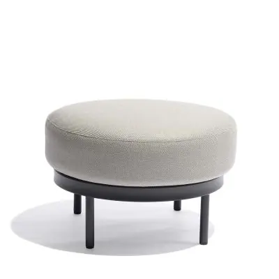 Todus Baza petit pouf rond • coussin d'assise inclus