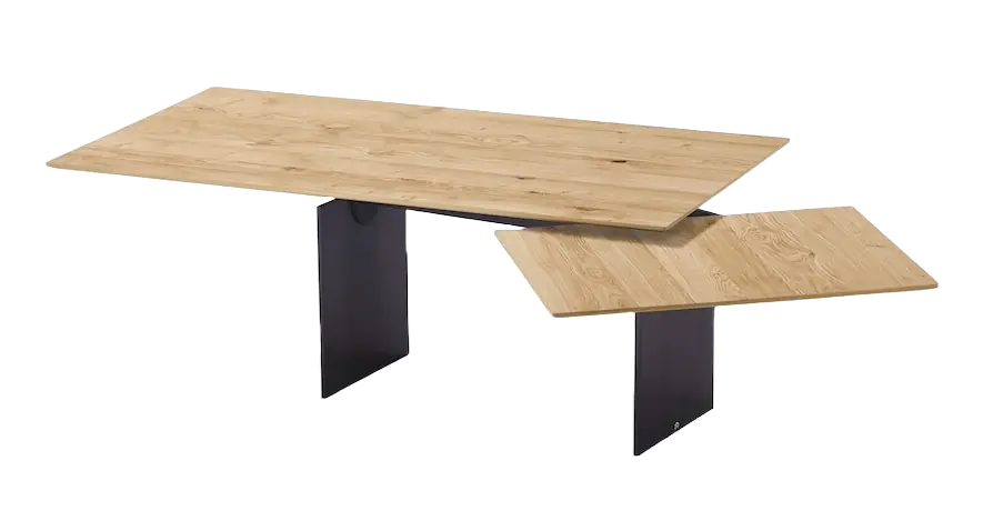 DRAENERT ATLAS table à manger bois naturel • extensible • différentes tailles