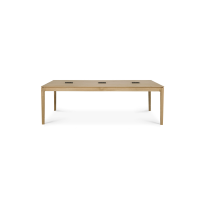 Ethnicraft BOK COWORK Schreibtisch | lackierte Eiche - 240 × 140 × 76 cm