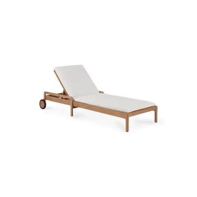 Ethnicraft JACK Sonnenliege Outdoor • Teakholz • verschiedene Ausführungen
