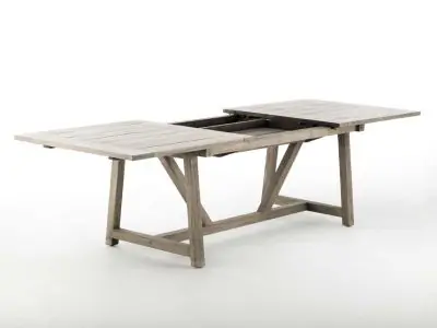 Sika Design Georgia Garden George table de repas 200/280 × 100 cm, extensible