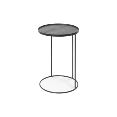 Ethnicraft Tablett-Beistelltisch | Rund 49 × 49 × 66 cm