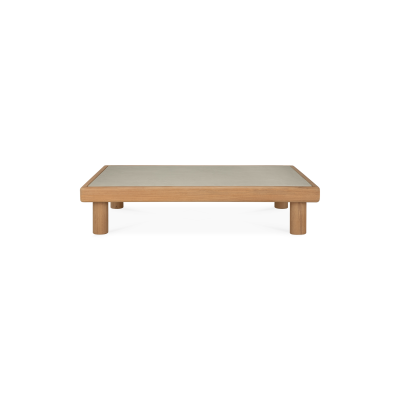 Ethnicraft - MONOCLE Couchtisch rechteckig Beton - Outdoor