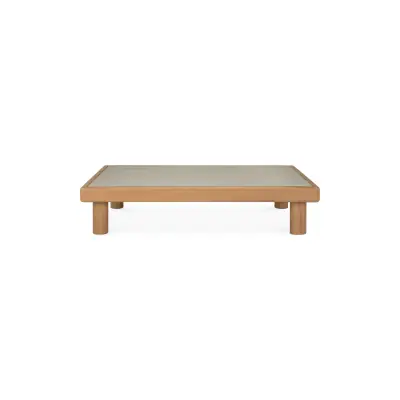 Ethnicraft MONOCLE table basse rectangulaire béton - outdoor