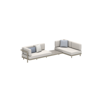 Royal Botania Alura Lounge • Ecksofa 13 • mit Ablage • 330 cm
