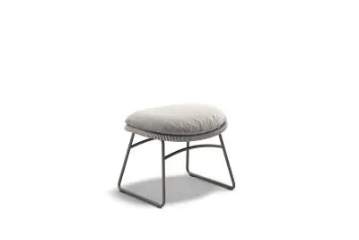 DEDON KIDA pouf avec coussin d'assise Dry+