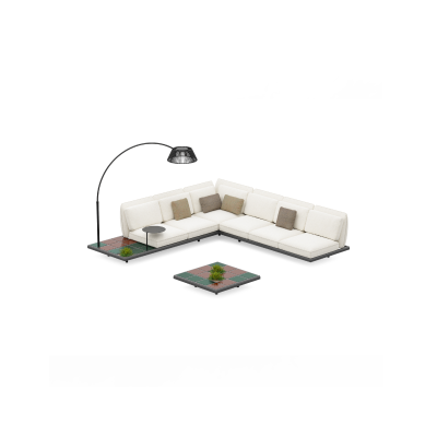 Royal Botania Mozaix Set 01 • Aluminium • inklusive Kissenset