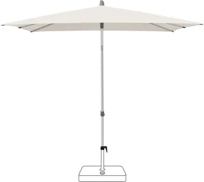 Glatz Sonnenschirm Alu-Smart 210 × 150 cm | - 15%-Outletrabatt 