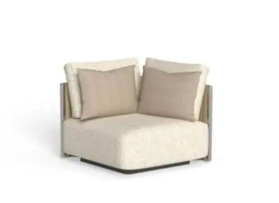 Talenti GEORGE canapé de jardin module d'angle 91 cm • coussins inclus