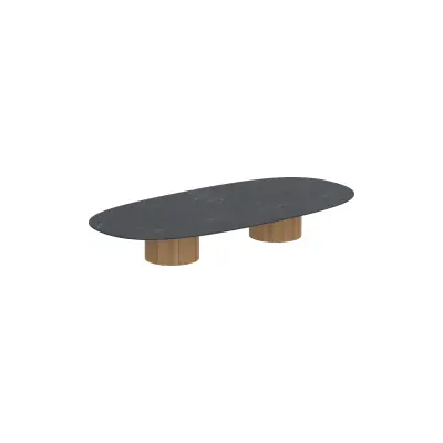 Royal Botania Regaliz table basse super-ellipse • 250 x 120 cm