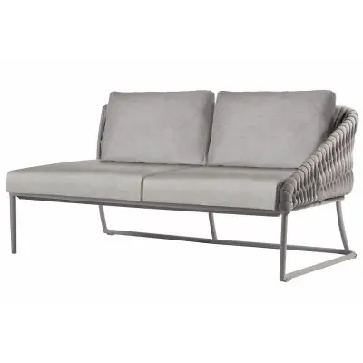 Sifas Basket Gartensofa Seitenmodul rechts inkl. Polster