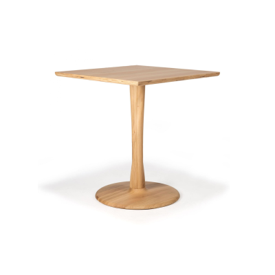 Ethnicraft TORSION Bistrotisch | Eiche - Quadratisch - 70 × 70 × 76 cm