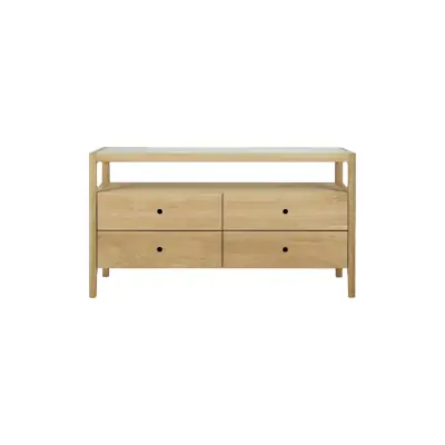 Ethnicraft SPINDLE commode | chêne | 150 × 56 × 83 cm