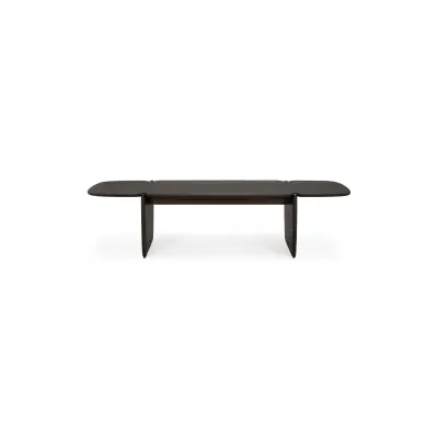 Ethnicraft PI table basse | acajou laqué - brun foncé
