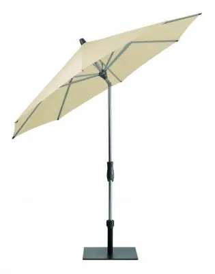 Glatz Sonnenschirm Alu-Twist 250 x 200 cm Eggshell - 20%-Outletrabatt