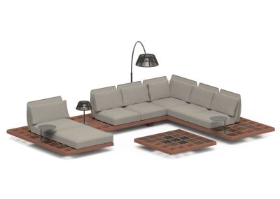 Royal Botania Lounge Set Mozaix 05 Mahagoni inkl. Kissenset Kategorie B