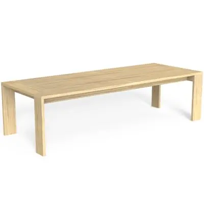 Talenti ARGO table de repas 280 × 110 cm en bois Accoya