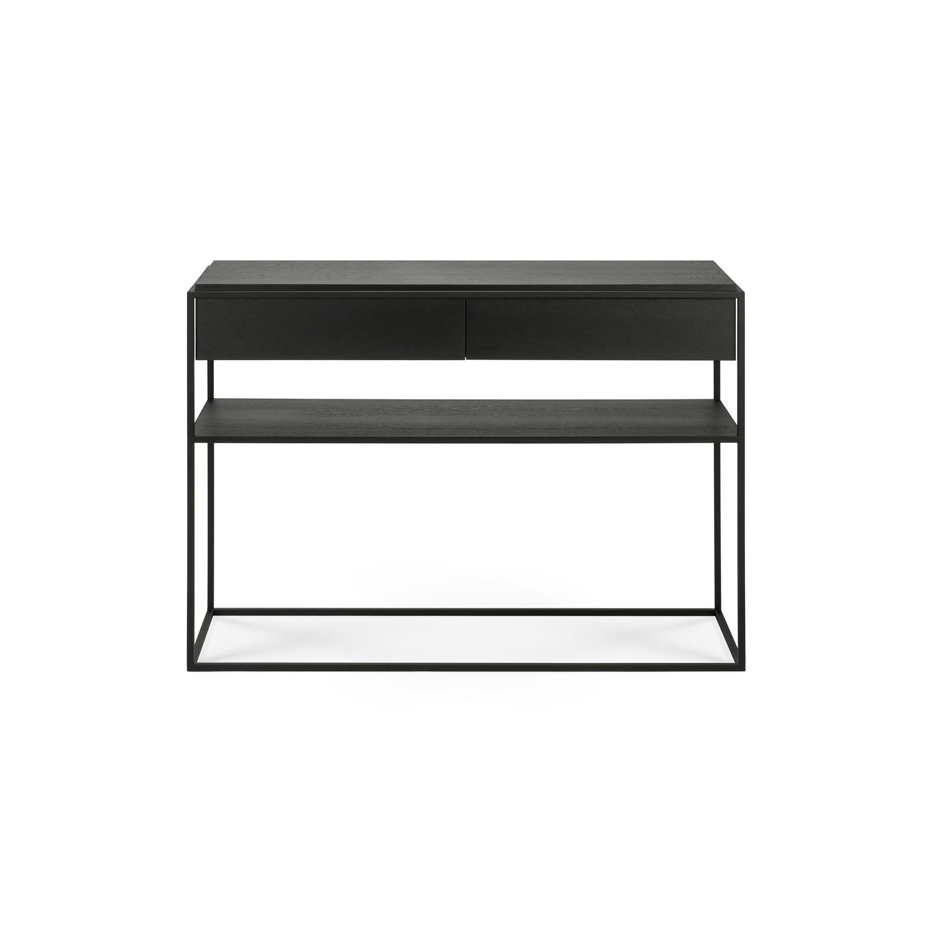 Ethnicraft MONOLIT Konsole  |  Eiche Schwarz - 122 × 40 × 85cm