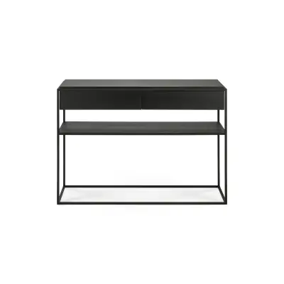 Ethnicraft MONOLIT Konsole  |  Eiche Schwarz - 122 × 40 × 85cm