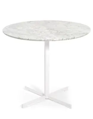 Varaschin Summer Set table de jardin Ø 90 cm avec plateau HPL ou marbre