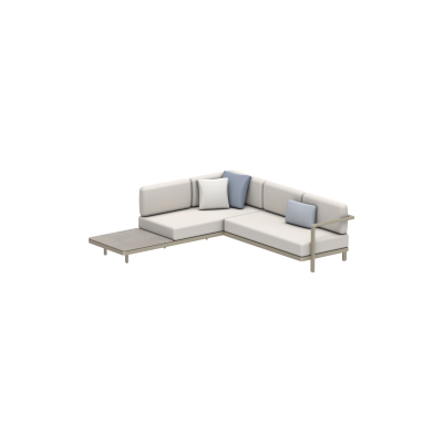 Royal Botania Alura Lounge • Ecksofa 06 • mit Ablage • 250 cm