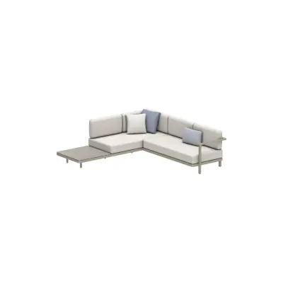 Royal Botania Alura Lounge • canapé d'angle 06 • avec tablette • 250 cm