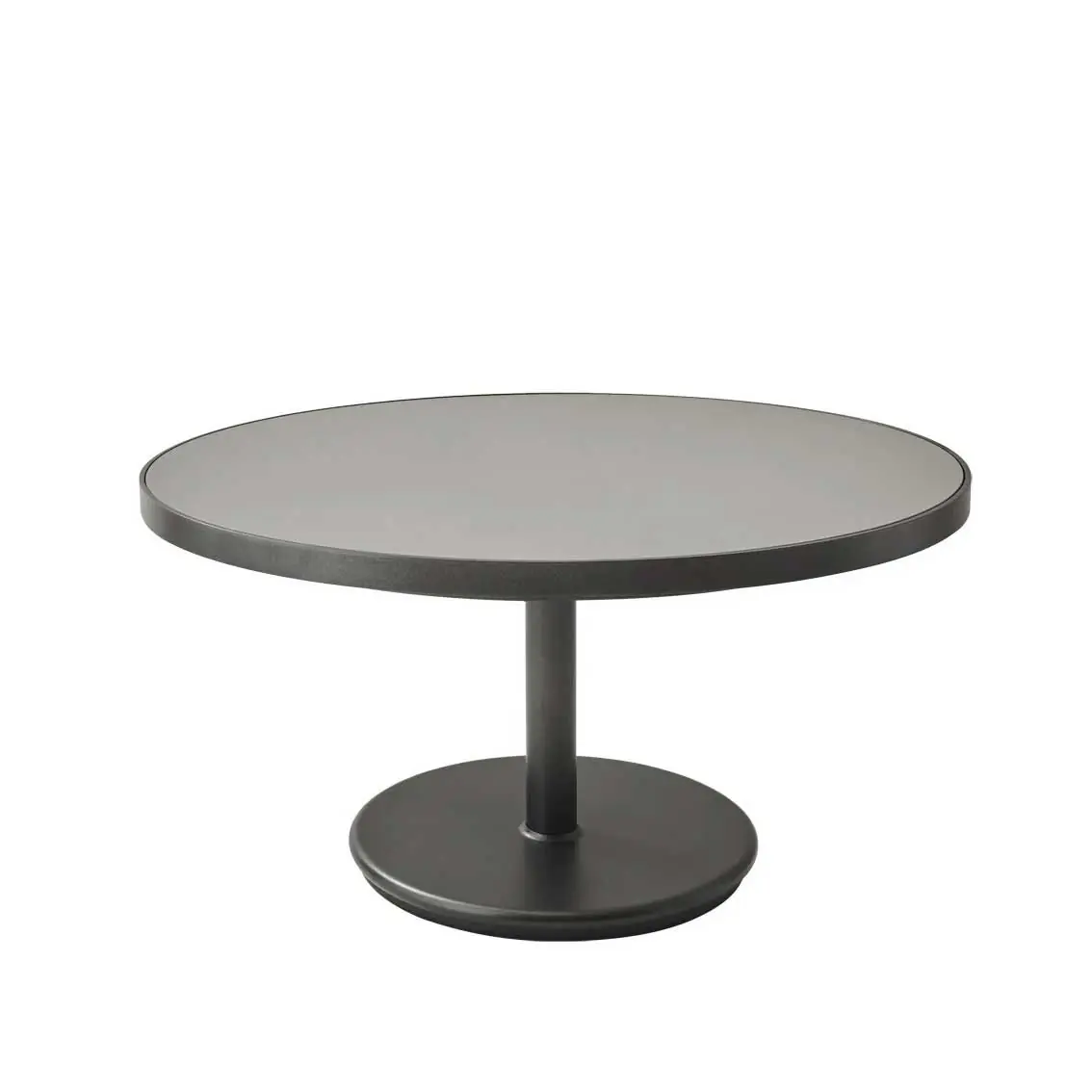 Cane-line Go table basse | plateau aluminium/céramique Ø 75 cm