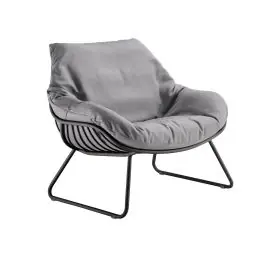 Solpuri Chill Lounge Sessel XL in Anthracite ohne Hintergrund