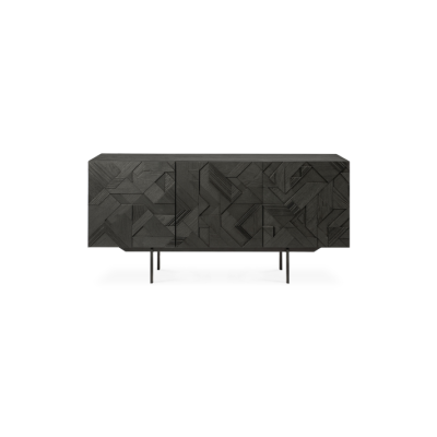 Ethnicraft GRAPHIC Sideboard | Teak Schwarz