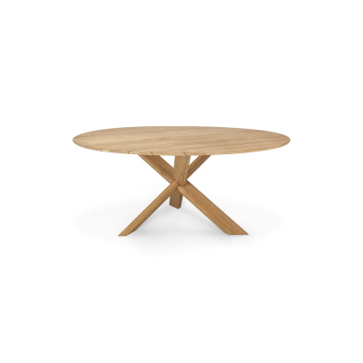 Ethnicraft CIRCLE Esstisch Outdoor • Teakholz • rund