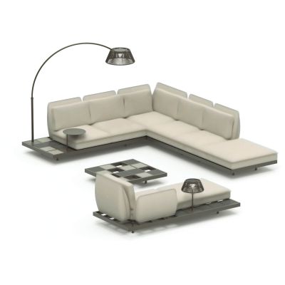 Royal Botania Lounge Set Mozaix 04 Aluminium inkl. Kissenset Kategorie B