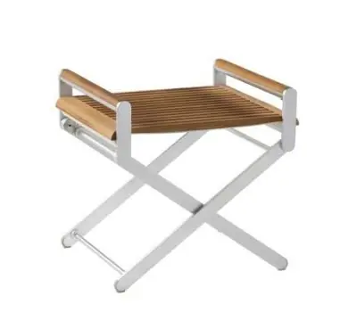 Sifas Oskar Hocker klappbar mit Synteak® Platte
