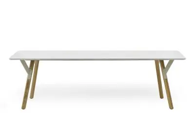 Varaschin Link table extensible avec pieds en teck 200/255/310 cm, configurable