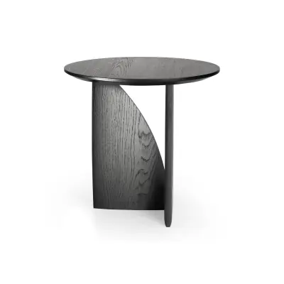 Ethnicraft GEOMETRIC table d'appoint | chêne noir - 51 × 51 × 50 cm