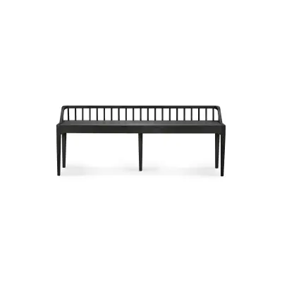 Ethnicraft SPINDLE banc | chêne noir