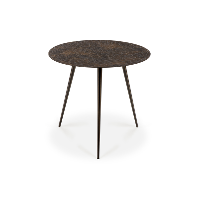 Ethnicraft LUNA Couchtisch | Minerals Lava Whisky - 50 x 50 x 45 cm 