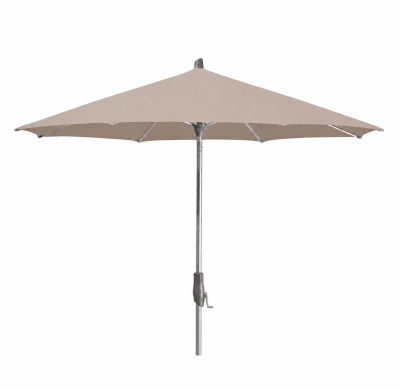 Glatz Sonnenschirm Alu-Twist 240 x 240 cm, Ash - Express Lieferung
