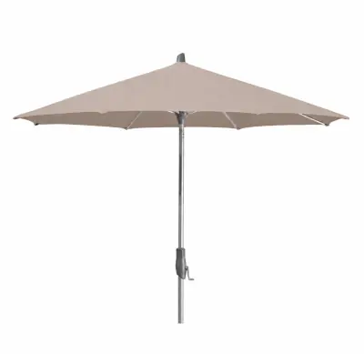 Glatz Sonnenschirm Alu-Twist 240 x 240 cm, Ash - Express Lieferung